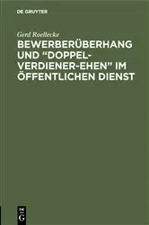 Book cover of Bewerberüberhang und “Doppel-Verdiener-Ehen” im öffentlichen Dienst by Unknown