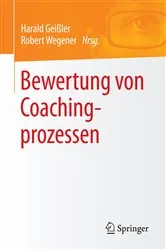 Book cover of Bewertung von Coachingprozessen by Harald Geißler
