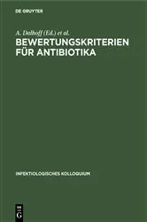Book cover of Bewertungskriterien für Antibiotika by A. Dalhoff