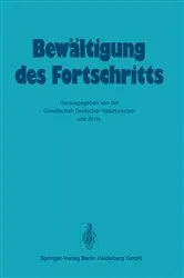 Book cover of Bewältigung Des Fortschritts by Gesellschaft deutscher Naturforscher und Ärzte
