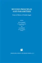 Book cover of Beyond Principles and Parameters by Kyle Johnson