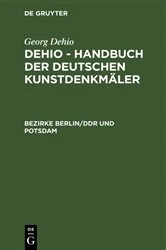 Book cover of Bezirke Berlin/DDR und Potsdam (2nd ed.) by Institut für Denkmalpflege