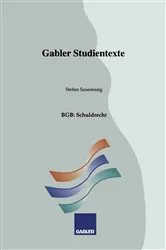 Book cover of BGB: Schuldrecht by Unknown