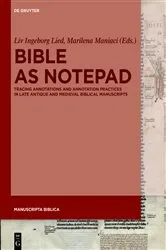 Book cover of Bible as Notepad by Liv Ingeborg Lied