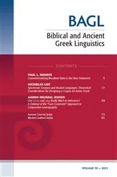 Book cover of Biblical and Ancient Greek Linguistics, Volume 10 by Stanley E. Porter