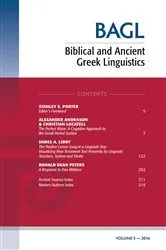 Book cover of Biblical and Ancient Greek Linguistics, Volume 5 by Stanley E. Porter