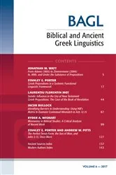 Book cover of Biblical and Ancient Greek Linguistics, Volume 6 by Stanley E. Porter