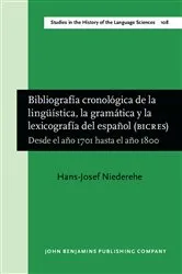 Book cover of Bibliografía cronológica de la lingüística, la gramática y la lexicografía del español (BICRES III) by Hans-Josef Niederehe