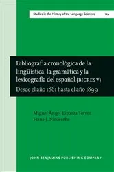 Book cover of Bibliografía cronológica de la lingüística, la gramática y la lexicografía del español (BICRES V) by Unknown
