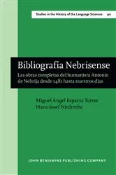 Book cover of Bibliografía Nebrisense by Miguel Ángel Esparza Torres