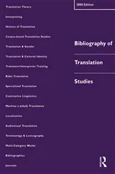 Book cover of Bibliography of Translation Studies: 2000 by Unknown