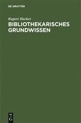 Book cover of Bibliothekarisches Grundwissen (5th ed.) by Unknown