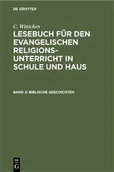 Book cover of Biblische Geschichten by C. Wittichen