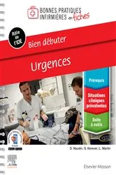 Book cover of Bien débuter - Urgences by David Naudin