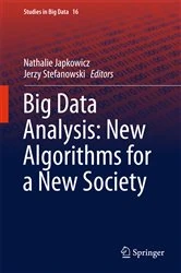 Book cover of Big Data Analysis: New Algorithms for a New Society by Nathalie Japkowicz