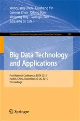 Book cover of Big Data Technology and Applications by Wenguang Chen