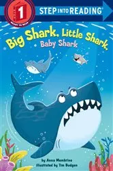 Book cover of Big Shark, Little Shark, Baby Shark by Anna Membrino