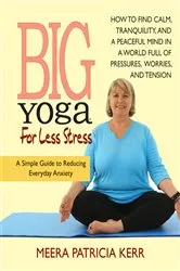 Book cover of Big Yoga For Less Stress by Meera Patricia Kerr