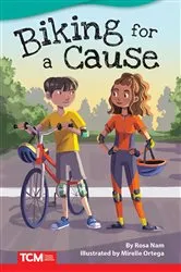 Book cover of Biking for a Cause by Rosa Nam