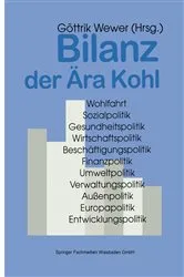 Book cover of Bilanz der Ära Kohl by Göttrik Wewer
