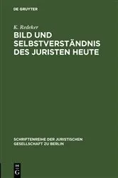 Book cover of Bild und Selbstverständnis des Juristen heute by Unknown