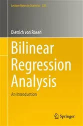 Book cover of Bilinear Regression Analysis by Unknown