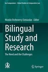 Book cover of Bilingual Study and Research by Nicolás Etcheverry Estrázulas
