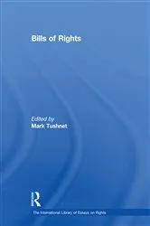 Book cover of Bills of Rights by Mark Tushnet