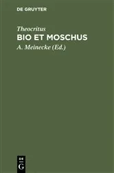 Book cover of Bio et Moschus by Theocritus