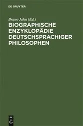 Book cover of Biographische Enzyklopädie deutschsprachiger Philosophen by Unknown