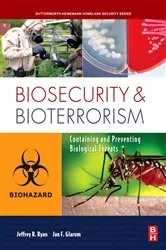 Book cover of Biosecurity and Bioterrorism by Jeffrey Ryan PhD