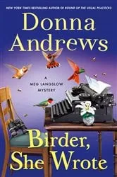 Book cover of Birder, She Wrote by Donna Andrews