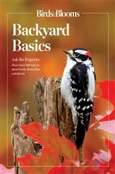 Book cover of Birds and Blooms Backyard Basics by Birds & Blooms