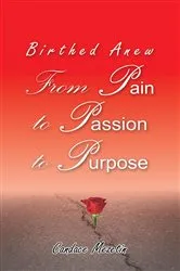 Book cover of Birthed Anew: From Pain to Passion to Purpose by Candace Mezetin