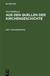 Book cover of Bis Konstantin by Paul Mehlhorn