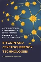 Book cover of Bitcoin and Cryptocurrency Technologies by Arvind Narayanan