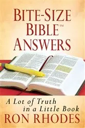 Book cover of Bite-Size Bible Answers by Ron Rhodes