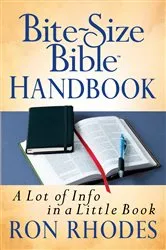 Book cover of Bite-Size Bible Handbook by Ron Rhodes
