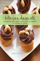 Book cover of Bite-Size Desserts by Carole Bloom