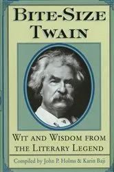 Book cover of Bite-Size Twain by Mark Twain