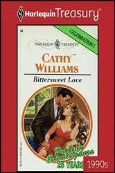 Book cover of BITTERSWEET LOVE by Cathy Williams