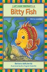 Book cover of Bitty Fish by Barbara deRubertis