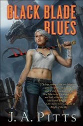 Book cover of Black Blade Blues by J. A. Pitts