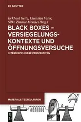 Book cover of Black Boxes – Versiegelungskontexte und Öffnungsversuche by Eckhard Geitz