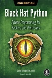 Book cover of Black Hat Python, 2nd Edition by Justin Seitz