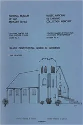 Book cover of Black Pentecostal music in Windsor by Paul McIntyre