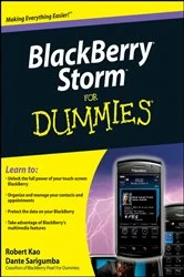 Book cover of BlackBerry Storm For Dummies by Robert Kao