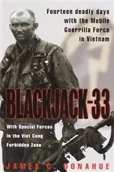 Book cover of Blackjack-33 by James C. Donahue