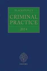 Book cover of Blackstone's Criminal Practice 2014 by David Ormerod