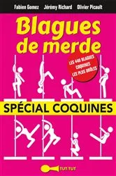 Book cover of Blagues de merde spécial coquines by Fabien Gomez